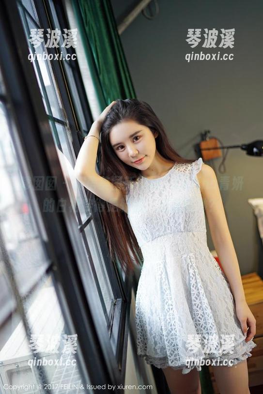 嗲囡囡-Celina青妍 嗲囡囡 - 私房美图新境界,Celina青妍的白裙穿得是轻盈,还是缥缈?
