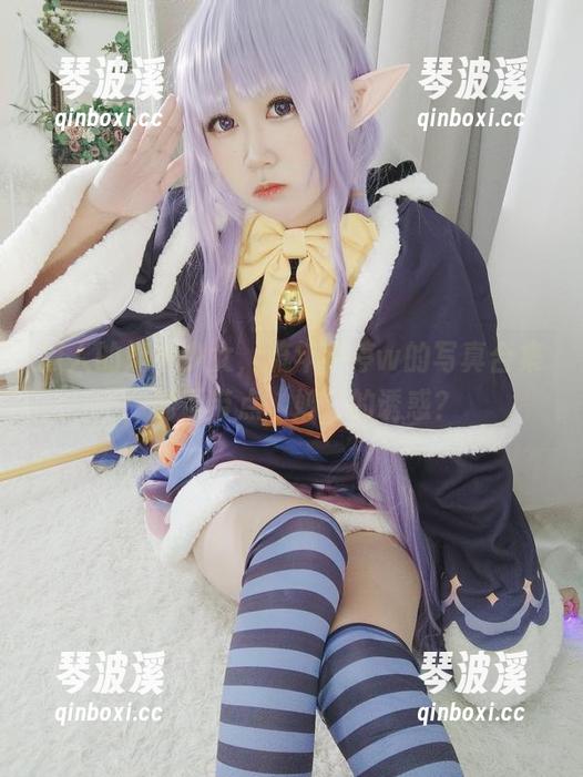 撩人的奶牛少女，流年不停w的写真合集，能否带点“奶”的诱惑？