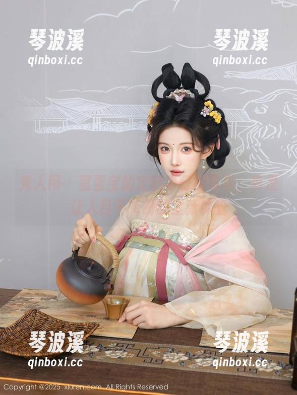 秀人网 - 蛋蛋宝的定制牛仔裤写真，真是让人目不转睛的全新体验